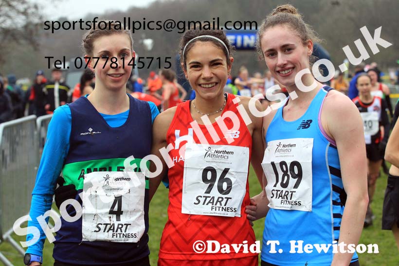 Senior Womens 2023 Northern Cross Country Champs., Witton Park, Blackburn. Photo: David T. Hewitson/Sports for All Pics